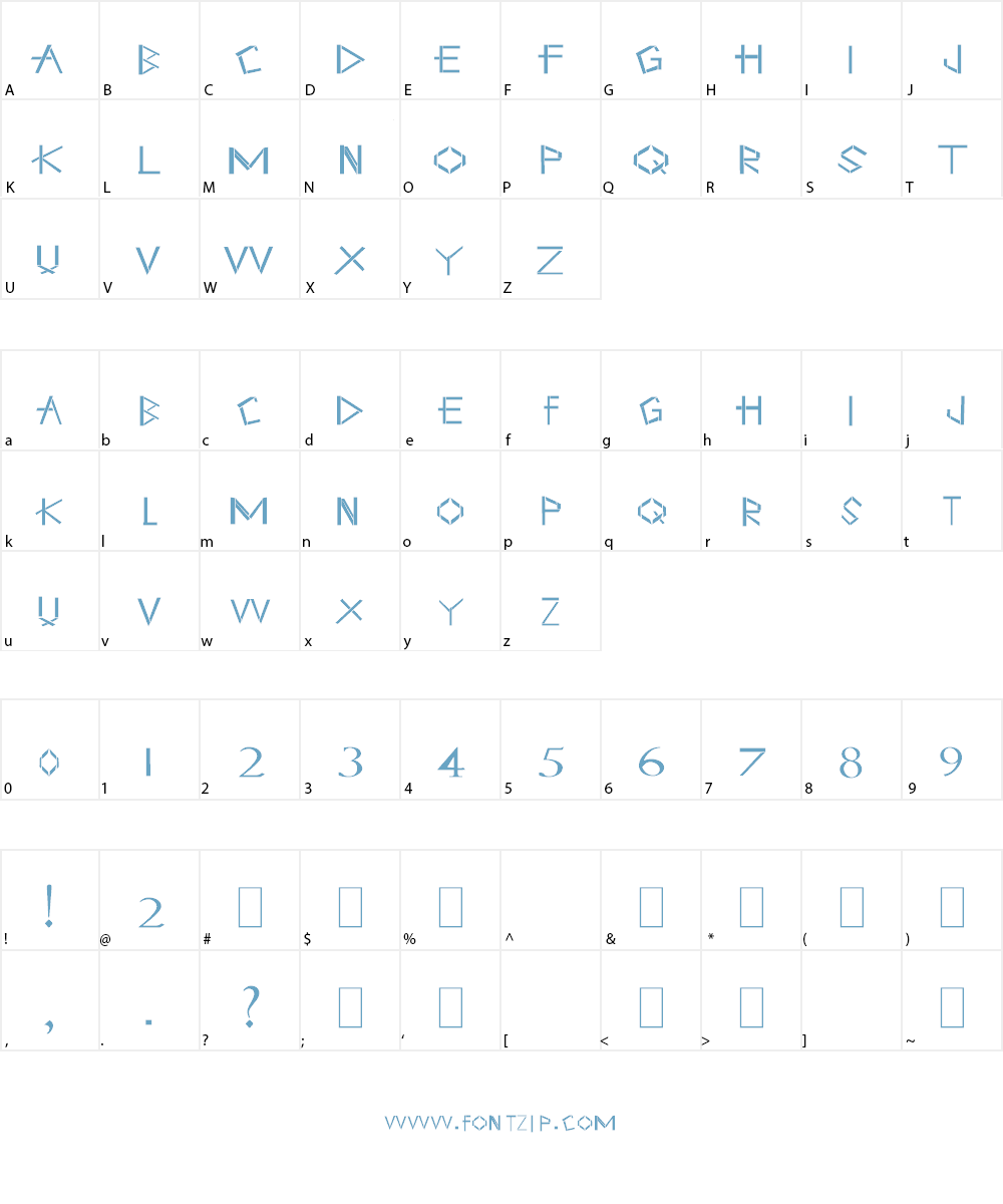 Polite Arif Font Character
